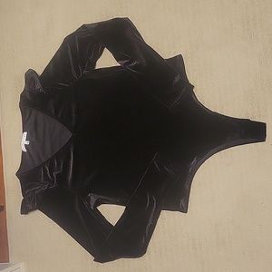 Womans velvet bodysuit size large